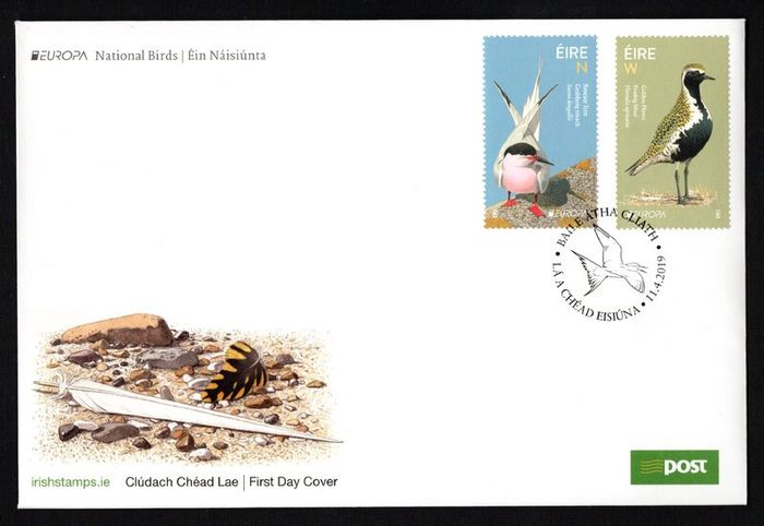 2019 Ireland Europa National Birds Commemorative Stamps An Post First Day Cover (FDC)