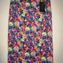 ZARA Floral Print Stretch Midi Skirt New Image 2