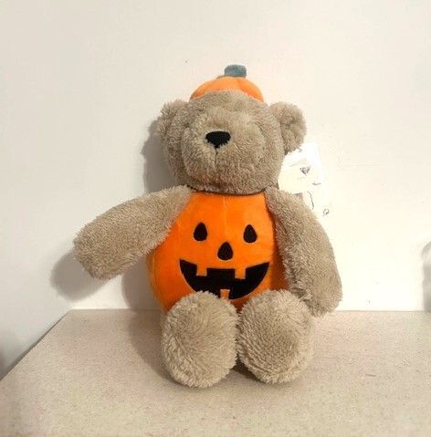 Halloween Pumpkin Teddy Bear