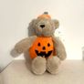 Halloween Pumpkin Teddy Bear Image 4