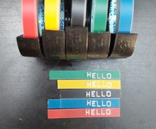 6mm Scotch 3M Branded Dymo Embossing Print Labels
