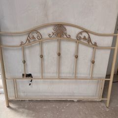 King size bed wrought iron headboard