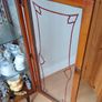 Vintage display cabinet/china cabinet or can be used as cocktail cabinet  size: 32x90x114cm Image 10
