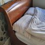 Mahogany Sleigh Double Bed Image 3