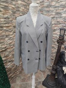 Black and White houndstooth blazer size 12 or  14 Postage included