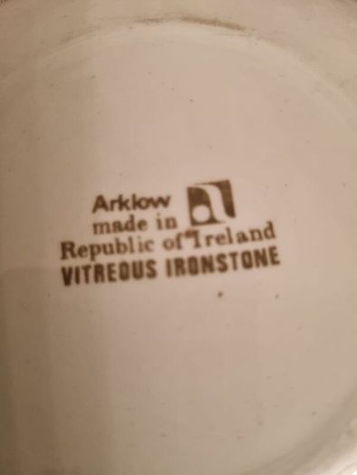 Arklow Pottery Small Plate with Initials
