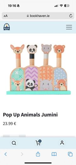 Pop Up Animals Jumini by studio circus toys