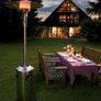 8kW Gas Patio Heater Outdoor Garden Heater with Wheels Image 8