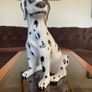 Large Mid-Century Ceramic Statue of a Dalmatian puppy 1970s Image 8