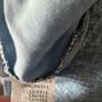 Never Worn. Soft Chambray Denim Sequined Jumpsuit with Pockets.  Size 10/12. Image 6