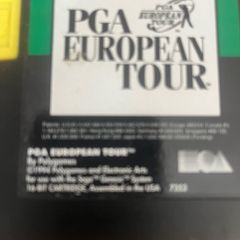 sega pga European tour
