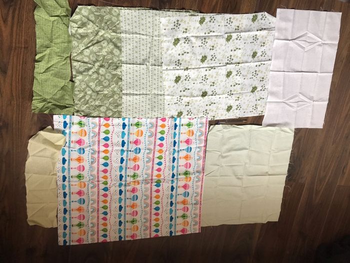 Fabric squares