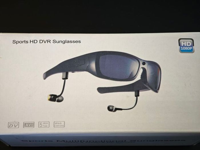 Polarized Smart Camera Glasses with Headphones