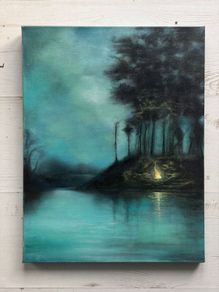 Original Oil Painting "midnight "