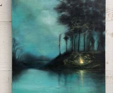 Original Oil Painting "midnight "