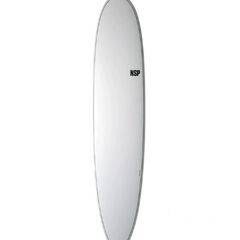NSP Surfboard 9'6" Elements HDT Futures Longboard White 2 Plus 1
