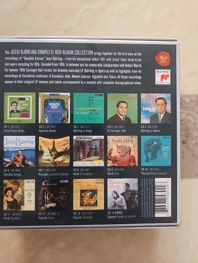Jussi Bjorling 14CD Boxset  - The Complete RCA Recordings