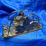 Vintage brass napkin holder Image 2