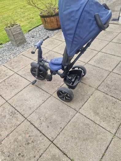 Q play folding trike navy