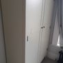 Laura Ashley White 2 Door Wardrobe Armoire  Excellent Condition Image 3