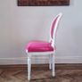 Statement Pink & White Chair Image 6