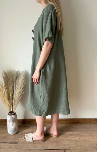 Linen Dress Size Uk 14