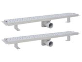 Linear Shower Drain 2 pcs Bubble 730x140 mm Stainless Steel