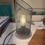 Dimmable Industrial Metal Mesh Lamp Image 3