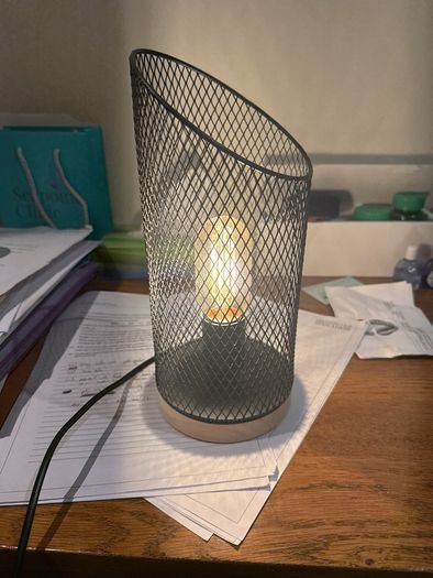 Dimmable Industrial Metal Mesh Lamp