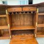 Gorgeous Teak Indoor Bar on wheels Image 5