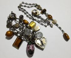 JEWELLERY SET - Designer - Necklace + Charm Bracelet