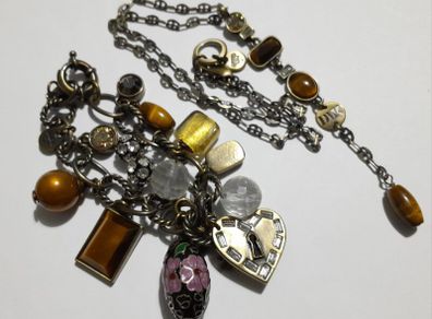 JEWELLERY SET - Designer - Necklace + Charm Bracelet