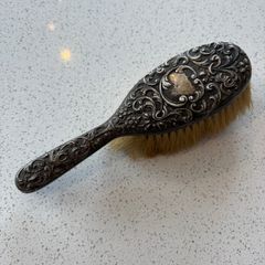 Antique Silver Hairbrush