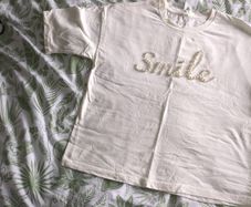 women's pearl detail tshirt