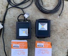 2 x Enlite White 4000K 10w LED Floodlight
