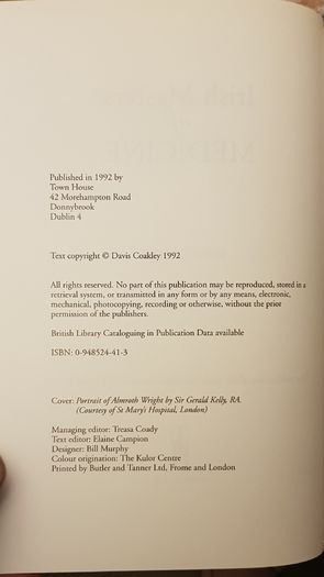 Irish Masters Of Medicine by Davis Coakley