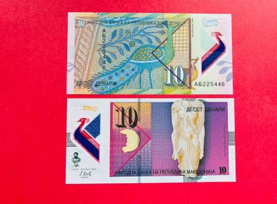 Macedonia   10  Denari   2018. Pick  25a  POLYMER / PLASTIC. ( Uncirculated )