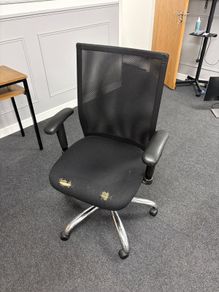 Black Office Meshback Chair