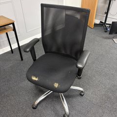 Black Office Meshback Chair