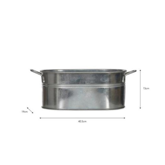 Farmington Trough Large  Galvanised Steel  GT17