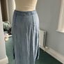 Brand new superdry cotton denim midi skirt Image 3