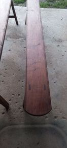Benches Set of Two Solid Oak Antique