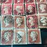 Great Britain 1841-1879 Queen Victoria 1d Penny red 46 stamps lot Image 6