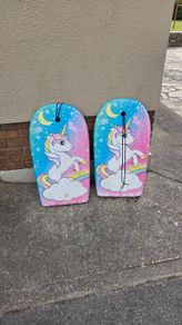 Matching Kids Unicorn Body Boards x 2