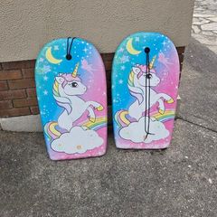 Matching Kids Unicorn Body Boards x 2