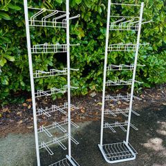 Heavy Duty White Display Stands 2 Available