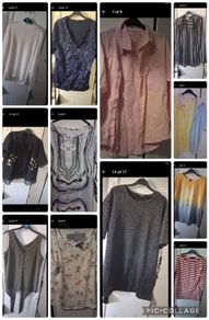 Tops 2 each different sizes