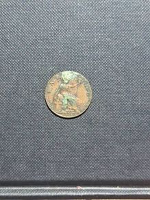 United Kingdom Farthing Coin.