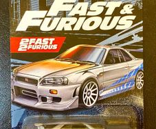 Hot Wheels 2021 Fast & Furious #3/5 Nissan Skyline GT-R BNR 34-Silver Thing