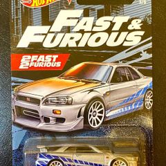 Hot Wheels 2021 Fast & Furious #3/5 Nissan Skyline GT-R BNR 34-Silver Thing